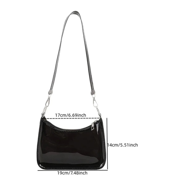 Killer cool new wave clear neon vinyl purse - Picture 9 of 9